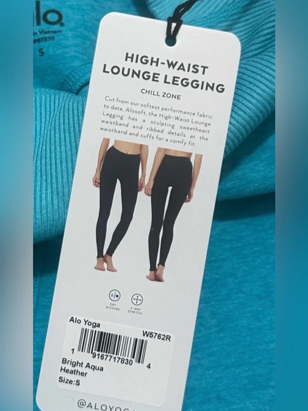 ALO NWOT high waisted Lounge leggings Blue S